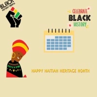 happy haitian heritage month instragram Message Instagram template