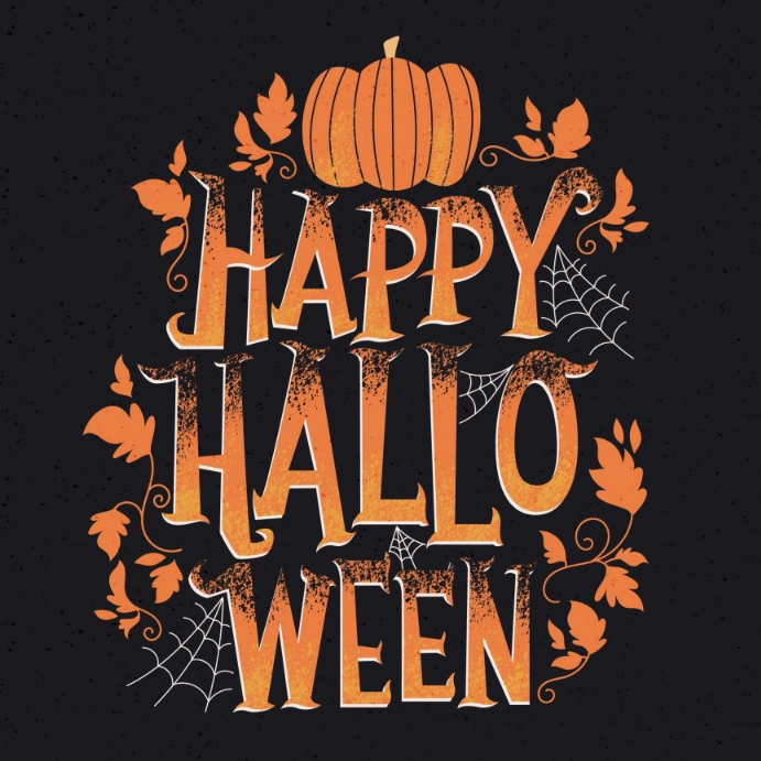 Feliz Dia Das Bruxas, Modelos Do Instagram De Halloween | PosterMyWall