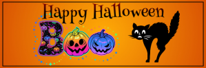 Happy Halloween 2022 template for kids Header Email
