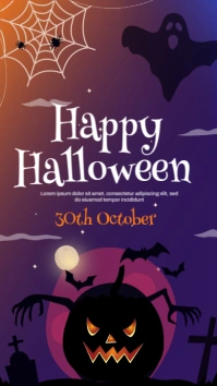 Happy Halloween Ads Instagram Story template
