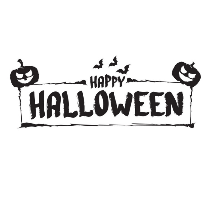 Happy Halloween and Trick or Treat Template | PosterMyWall 5x9-happy-halloween-text-stencil-michaels
