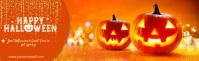 Happy Halloween billboard Web Ad LinkedIn Career Cover Photo template