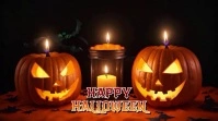 happy halloween Digital Display (16:9) template