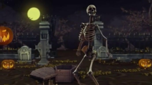 HAPPY HALLOWEEN 数字显示屏 (16:9) template
