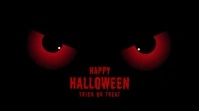happy halloween Pantalla Digital (16:9) template