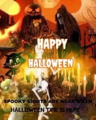 HAPPY HALLOWEEN Instagram Portrait template