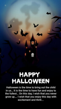 HAPPY HALLOWEEN Instagram Story template