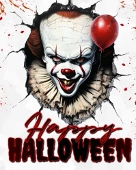 happy halloween Instagram Portrait template