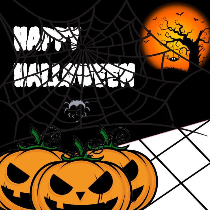 Happy Halloween Template | PosterMyWall