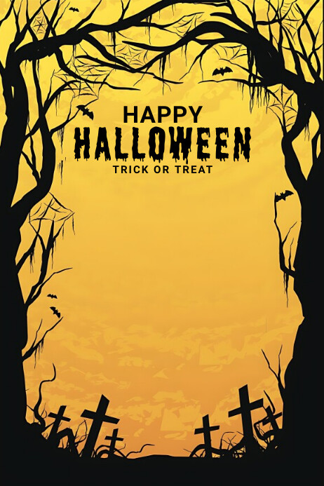 happy halloween Plakat template