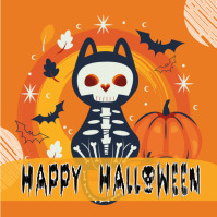 Happy Halloween Instagram Post template