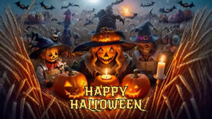 Halloween Celebration งานแสดงผลงานแบบดิจิทัล Template