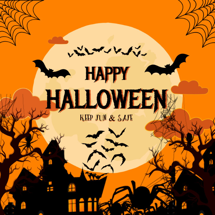 Happy Halloween Template | PosterMyWall