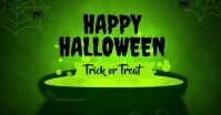 happy halloween Facebook Shared Image template