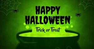 happy halloween Facebook Shared Image template