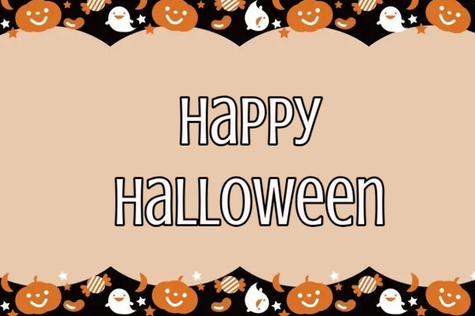 Happy Halloween Template | PosterMyWall