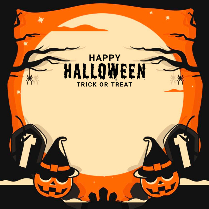 Copy of happy halloween | PosterMyWall Copy of happy halloween | PosterMyWall