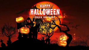 Sort Halloween Celebration Digitalt display Template