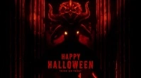 happy halloween Digital Display (16:9) template