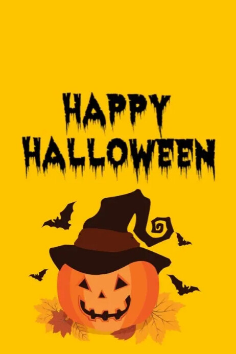 Happy Halloween Template | PosterMyWall