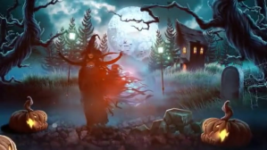 HAPPY HALLOWEEN Umbukiso Wedijithali (16:9) template