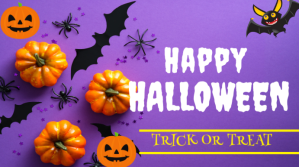 Purple Halloween Celebration Umbukiso Wedijithali Template