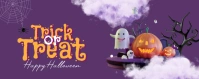 Happy Halloween Greeting Banner Twitch-Banner template