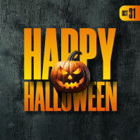 Happy halloween instagram post graphics 2023 Vierkant (1:1) template