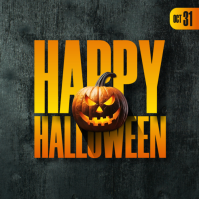 Happy halloween instagram post graphics 2023 Vierkant (1:1) template