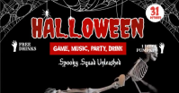 Happy Halloween Night Facebook Shared Image template