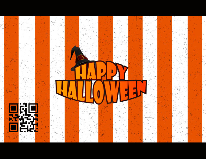 Happy Halloween Party Favors Chip bag Flyer (US Letter) template