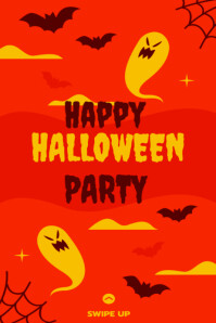 Happy Halloween Party Poster template