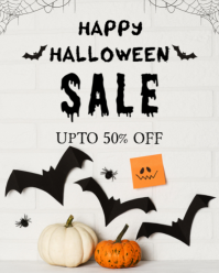 Happy Halloween sale Instagram Portrait template