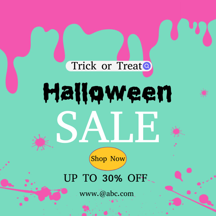 Happy halloween sale discount offer templates PosterMyWall