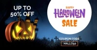 Happy Halloween Sale Facebook Ad Template