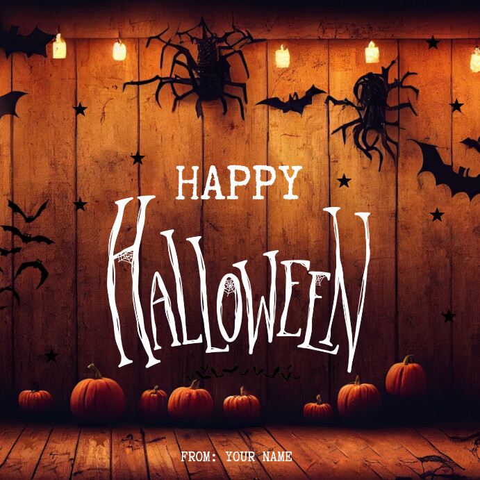 HAPPY HALLOWEEN TAG Publicação no Instagram template