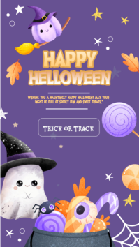 Happy Halloween template 2025 Instagram Story