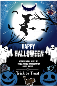 Happy halloween template 2025 Poster