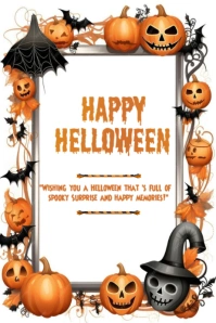 Happy Halloween template 2025 Poster