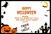 Happy Halloween template 2025 Label
