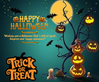 Happy Halloween template 2025 Medium Rectangle
