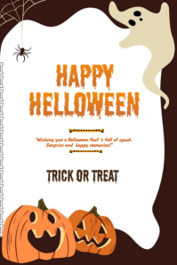 Happy Halloween template 2025 Poster