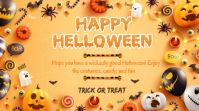 Happy Halloween template 2025 Цифровой дисплей (16 : 9)