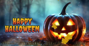 Happy Halloween Template Gambar Bersama Facebook