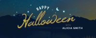 Happy Halloween twitch banner template