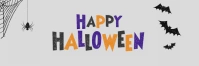 Happy Halloween twitter banner template Twitter-Kopfzeile