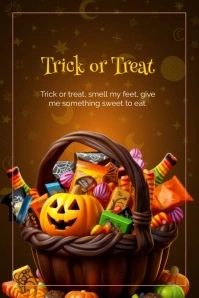 Happy Halloween Video Poster template