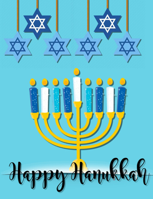 Happy Hanukkah Template PosterMyWall happy-hanukkah-template-postermywall