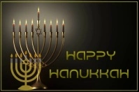 HAPPY HANUKKAH Poster template