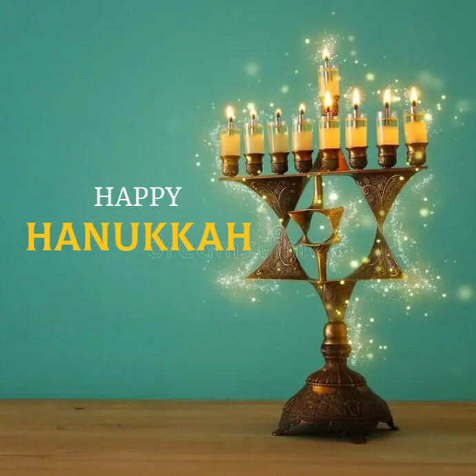 Happy Hanukkah Template | PosterMyWall